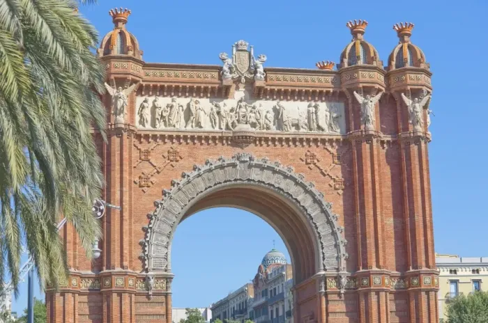 Framed Print : Arc de Triomf, Barcelona, Catalonia, Spain, Europe