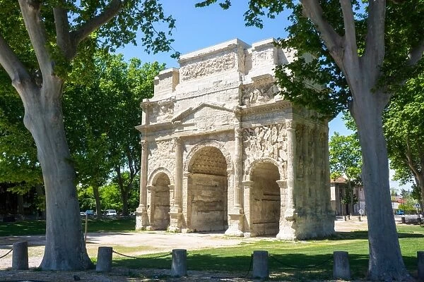 Arc de Triomphe, Orange, Vaucluse, Provence-Alpes-Cote d Azur, Provence, France, Europe