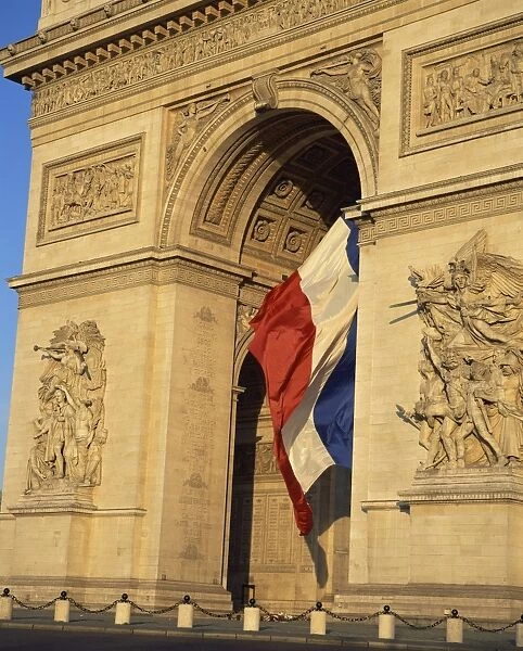 The Arc de Triomphe, Paris, France, Europe