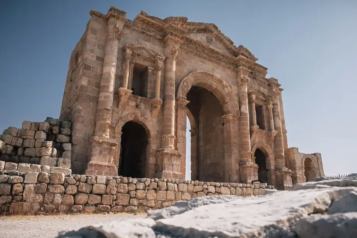 Framed Print : Arch of Hadrian, Main Gate, Jerash, Jordan, Middle East Framed Print : Arch of Hadrian, Main Gate, Jerash, Jordan, Middle East