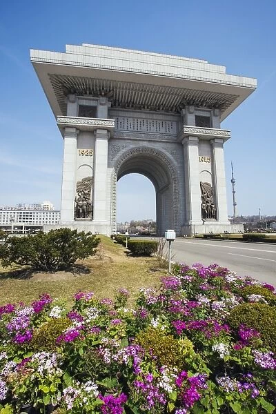 Arch of Triumph, Pyongyang, North Korea (Democratic Peoples Republic of Korea), Asia