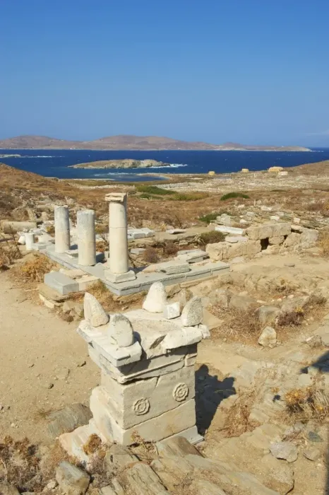 Framed Print : Archaeological site, Delos, UNESCO World Heritage Site, Cyclades Islands Framed Print : Archaeological site, Delos, UNESCO World Heritage Site, Cyclades Islands