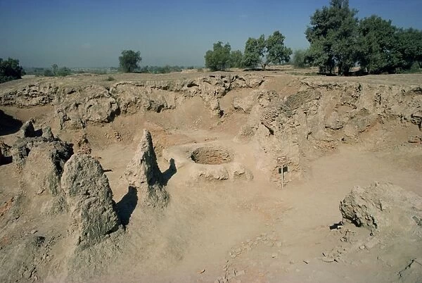 Archaeological site at Harappa dating from 3000 to 1700 BC