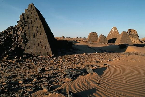 Archaeological site of Meroe, Sudan, Africa