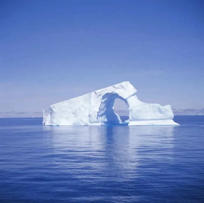 Framed Print : Arched iceberg, Antarctica