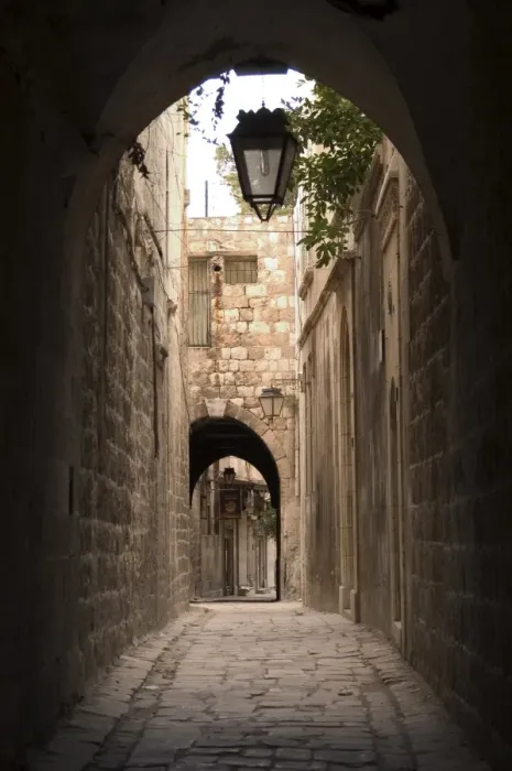 Framed Print : Arched streets of old town Al-Jdeida Framed Print : Arched streets of old town Al-Jdeida