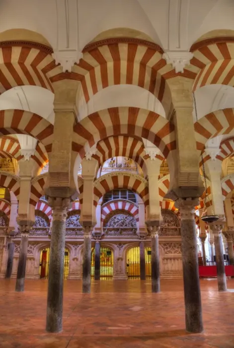 Framed Print : Arches and columns, The Great Mosque (Mesquita) and Cathedral of Cordoba, UNESCO Framed Print : Arches and columns, The Great Mosque (Mesquita) and Cathedral of Cordoba, UNESCO