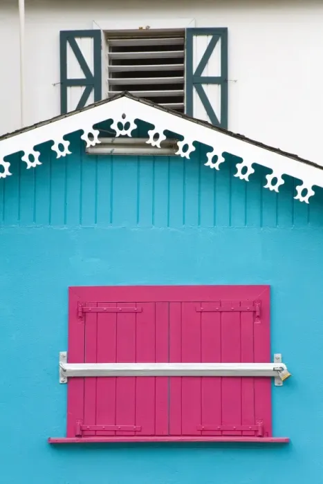 Framed Print : Architectural detail, Philipsburg, St