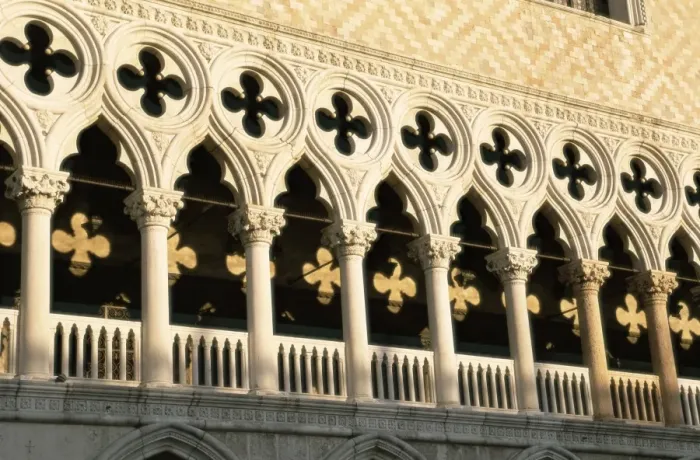 Framed Print : Architectural detail of the Palazzo Ducale (Doges palace) Framed Print : Architectural detail of the Palazzo Ducale (Doges palace)