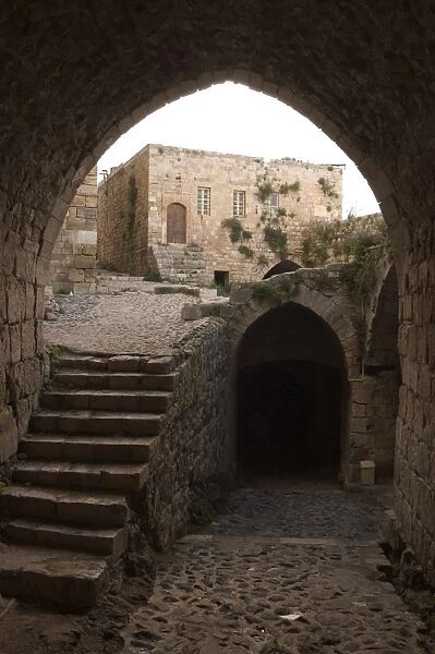 Archway in Krak des Chevaliers castle (Qala at al-Hosn)