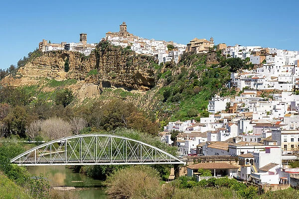 Arcos de la Frontera view, Pueblos Blancos region, Andalusia, Spain, Europe