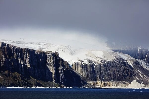 Arctic landscape, Spitsbergen, Svalbard, Arctic, Norway, Europe
