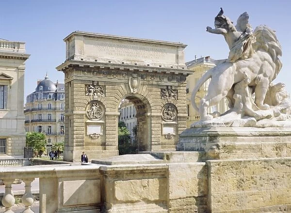 Ard de Triomphe, Montpellier, Languedoc, France, Europe