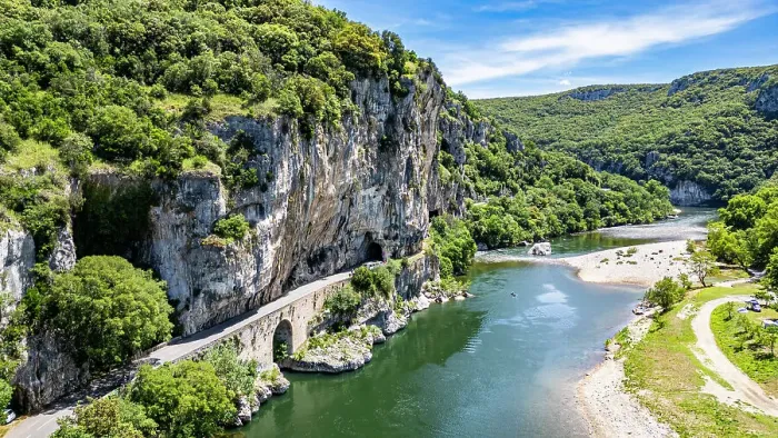 Framed Print : Ardeche Gorge (Gorges de l'Ardeche), Ardeche, Auvergne-Rhone-Alpes, France, Europe