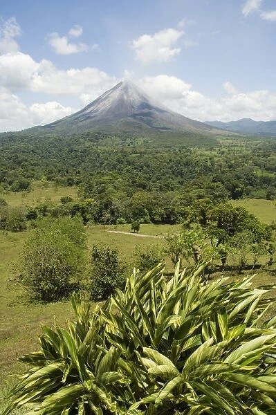 Arenal Volcano from La Fortuna side, Costa Rica, Central America