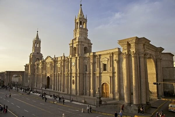 Arequipa Cathedral, Plaza de Armas, Arequipa, peru, peruvian, south america, south american, latin america, latin american South America