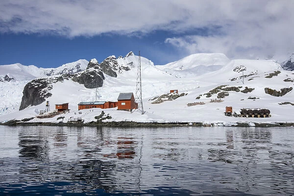 The Argentine Research Station Base Brown, Paradise Bay, Antarctica, Polar Regions