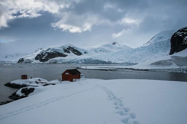 Argentinean research station on Danco Island, Antarctica, Polar Regions