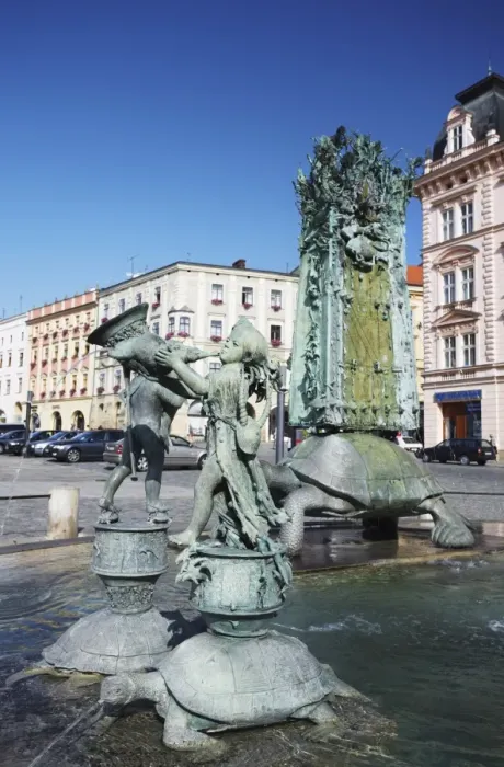 Framed Print : Arions Fountain in Upper Square (Horni Namesti), Olomouc, Moravia Framed Print : Arions Fountain in Upper Square (Horni Namesti), Olomouc, Moravia