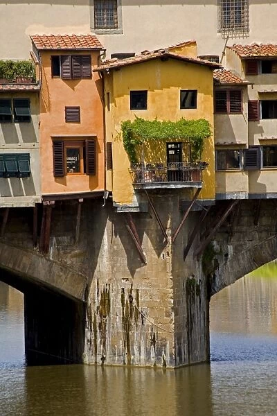 Arno River and Ponte Vecchio Bridge