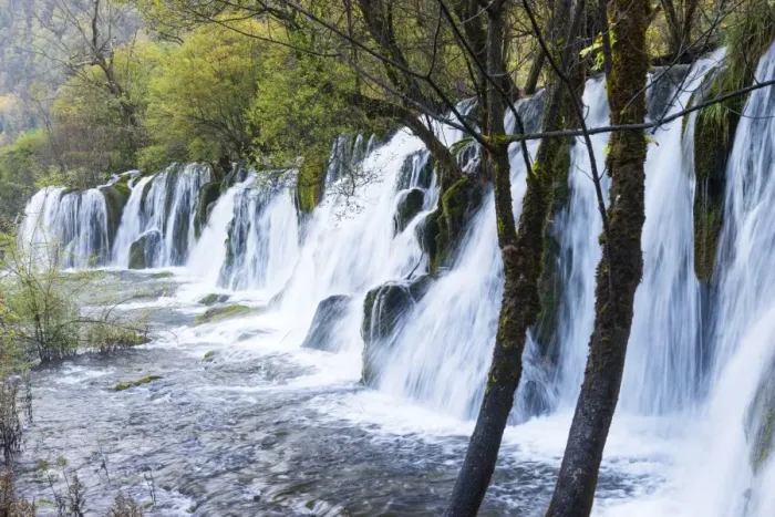 Framed Print : Arrow Bamboo Lake Waterfalls, Jiuzhaigou National Park, UNESCO World Heritage Site Framed Print : Arrow Bamboo Lake Waterfalls, Jiuzhaigou National Park, UNESCO World Heritage Site