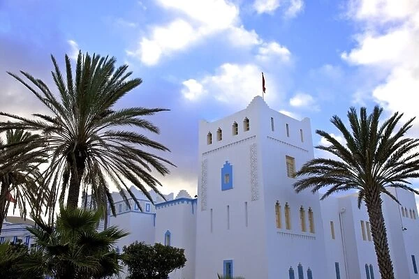 Art Deco architecture, Sidi Ifni, Morocco, North Africa, Africa