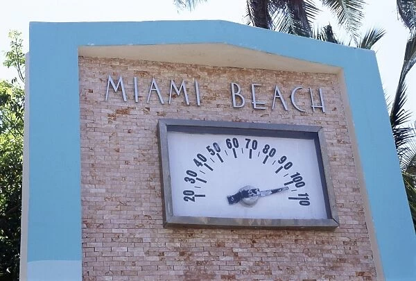 Art deco area, Miami Beach, Florida, United States of America (U
