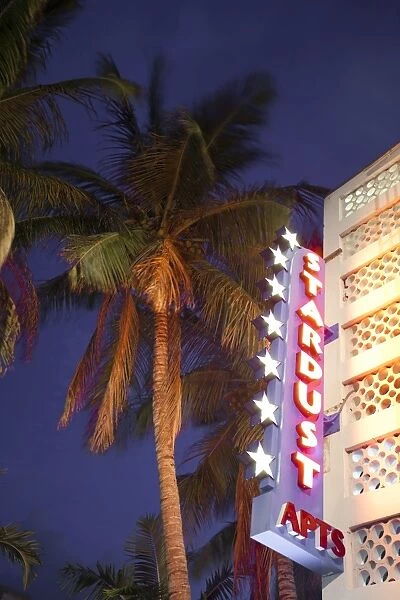 Art Deco building in Miami Beach, Florida, United States of America, North America