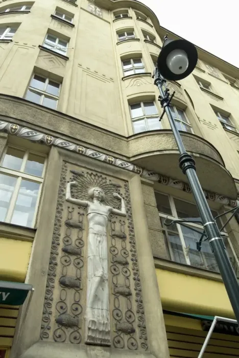 Framed Print : Art deco detail, Prague, Czech Republic, Europe Framed Print : Art deco detail, Prague, Czech Republic, Europe