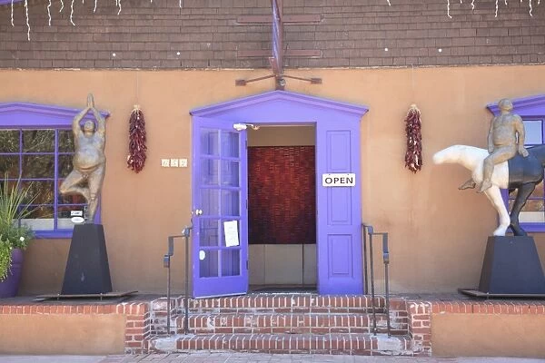 Art Gallery, Canyon Road, Santa Fe, New Mexico, United States of America, North America