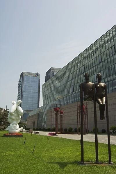 Art Installations at the Institute of Art and Technology, Wudaokou, Beijing, China, Asia