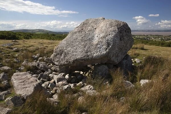 Arthurs Stone (Maen Ceti, Maen Cetty) a Neolithic chambered dolmen, Gower Peninsula, Swansea, Glamorgan, Wales, United Kingdom, Europe