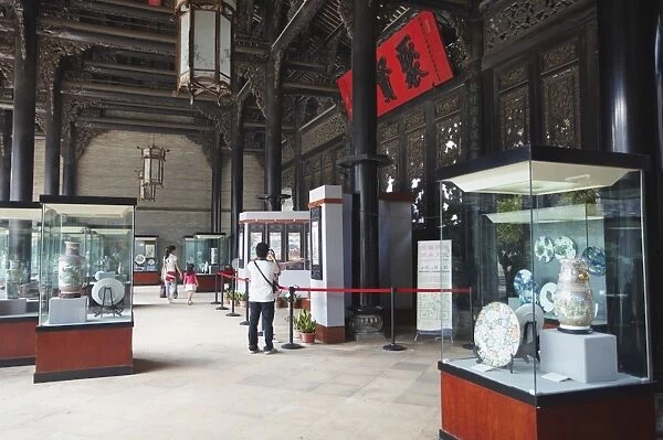 Artifacts on display at Chen Clan Academy, Guangzhou, Guangdong, China, Asia