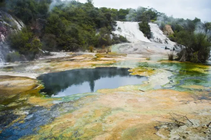 Framed Print : Artists Palette and Rainbow Terrace at Orakei Korako Thermal Park, The Hidden Valley, North Island, New Zealand, Pacific Framed Print : Artists Palette and Rainbow Terrace at Orakei Korako Thermal Park, The Hidden Valley, North Island, New Zealand, Pacific