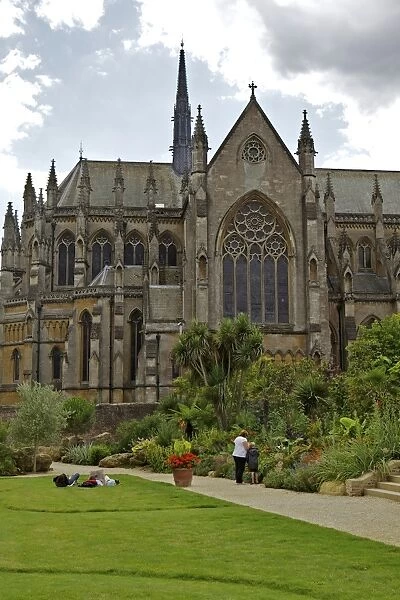 Arundel Cathedral, founded by Henry 15th Duke of Norfolk, Arundel, West Sussex, England, United Kingdom, Europe