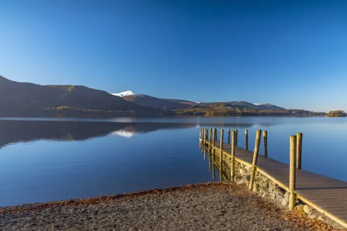 Framed Print : Ashness Jetty, Derwentwater, Keswick, Lake District National Park, Cumbria, England Framed Print : Ashness Jetty, Derwentwater, Keswick, Lake District National Park, Cumbria, England