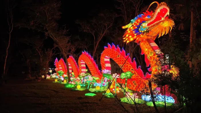 Framed Print : Asian Lantern Festival, Central Florida Zoo, United States of America Framed Print : Asian Lantern Festival, Central Florida Zoo, United States of America