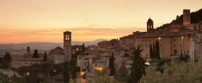 Framed Print : Assisi at sunset, Assisi, Perugia District, Umbria, Italy, Europe Framed Print : Assisi at sunset, Assisi, Perugia District, Umbria, Italy, Europe