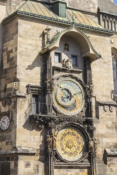 Astronomical Clock, Old Town Hall, UNESCO World Heritage Site, Prague, Czech Republic