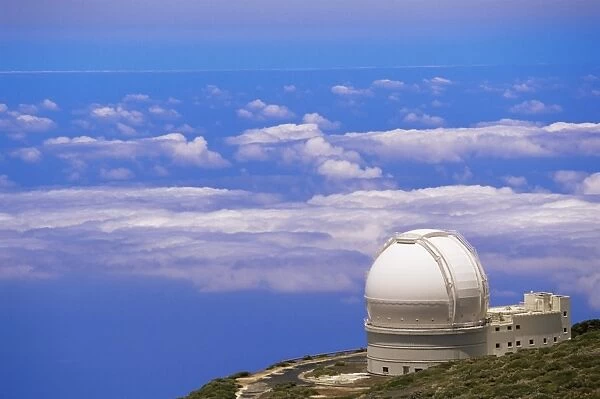 Astrophysic observatory situated near Roque de los Muchachos, La Palma