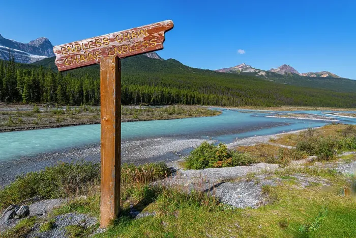 Framed Print : Athabasca River, Glacier Parkway, Alberta, Canada, North America