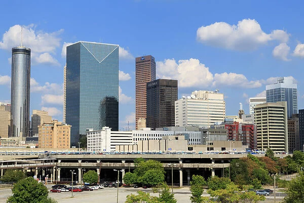 Atlanta skyline, Georgia, United States of America, North America