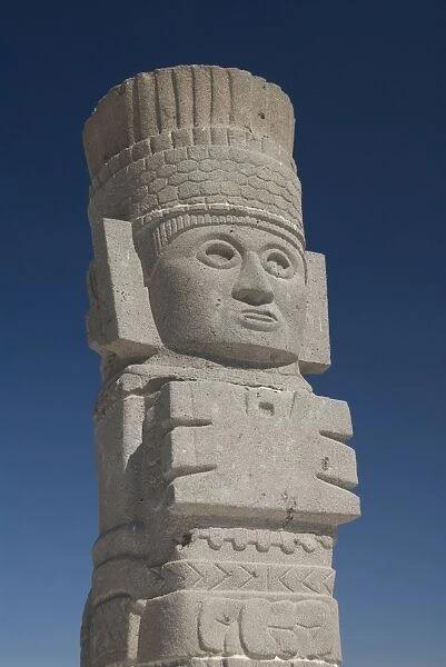 Atlantes warrior statue, Temple of Quetzalcoatl, Tula, the probable capital of Toltec civilization