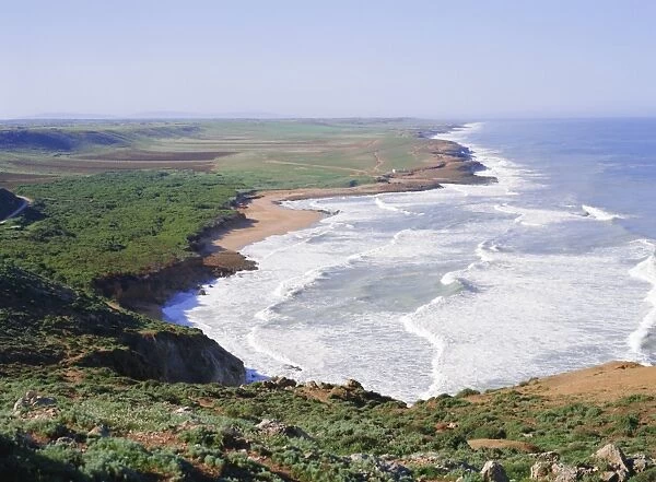 Atlantic coastline and beach south of Safi