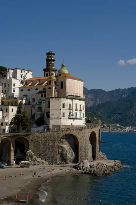 Framed Print : Atrani, Amalfi coast, UNESCO World Heritage Site, Campania, Italy, Europe