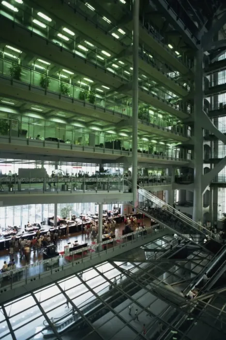 Framed Print : The atrium of the Hong Kong & Shanghai Banking Corporation, Hong Kong, China, Asia Framed Print : The atrium of the Hong Kong & Shanghai Banking Corporation, Hong Kong, China, Asia