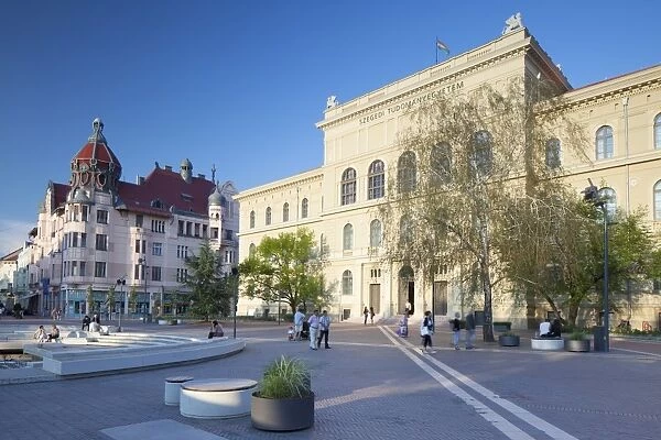 Attila Jozsef Science University in Dugonics Square, Szeged, Southern Plain, Hungary, Europe