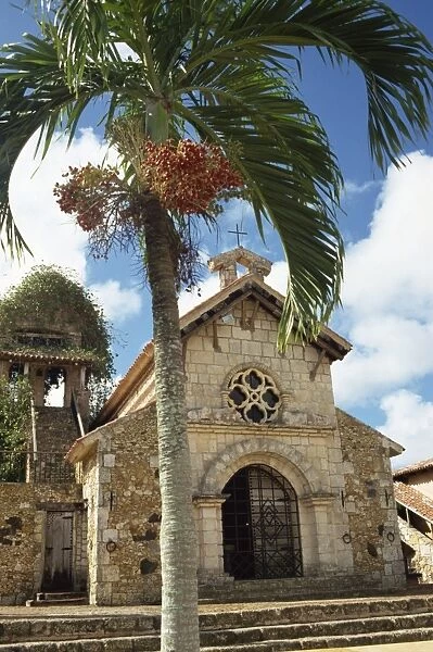 The Attos do Chavon Church, Dominican Republic, West Indies, Caribbean, Central America