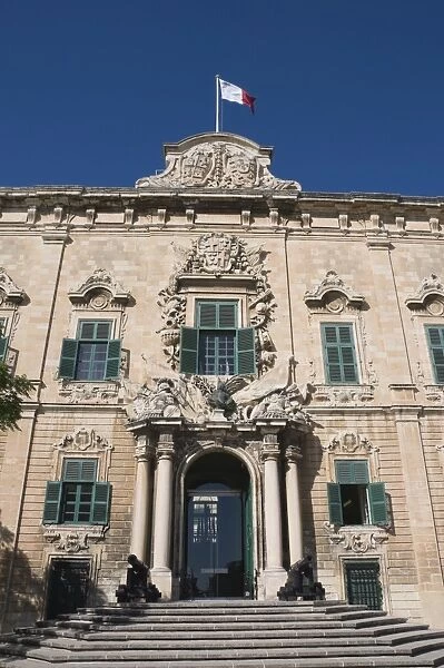 Auberge de Castile et Leon, the Prime Ministers office, Valletta, Malta, Europe