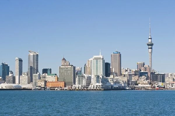 Auckland city skyline, North Island, New Zealand, Pacific